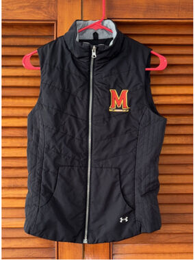 Maryland Terrapins Under Armour Black NCAA Women's Vest Size XS